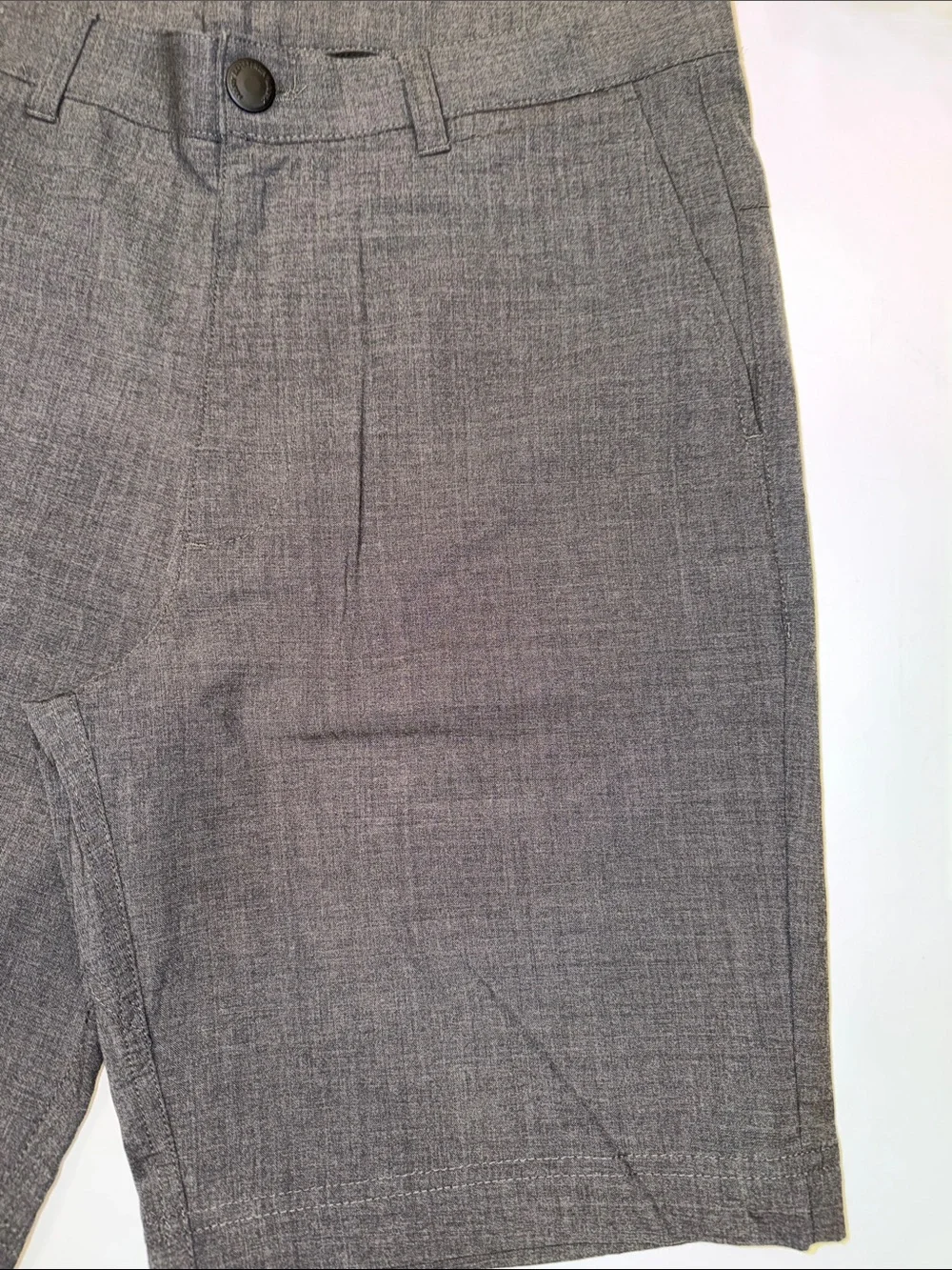 Hart Schaffner Marx Men's Charcoal Flat-Front Shorts